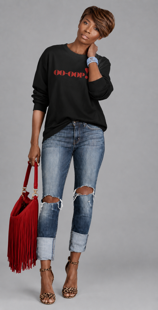 OO-OOP! Long Sleeve Tee