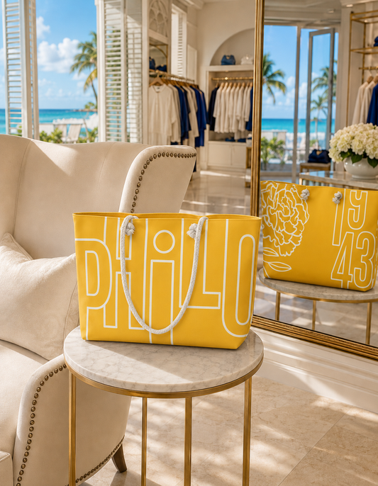 1943 PHILO Oversized Beach bag