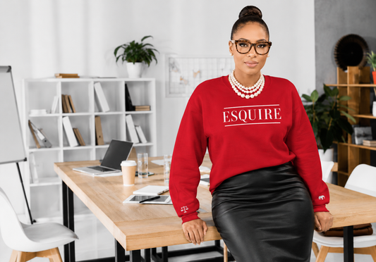 ESQUIRE - The Magister Crew - CRIMSON FORTITUDE Edition Premium Embroidered Crew