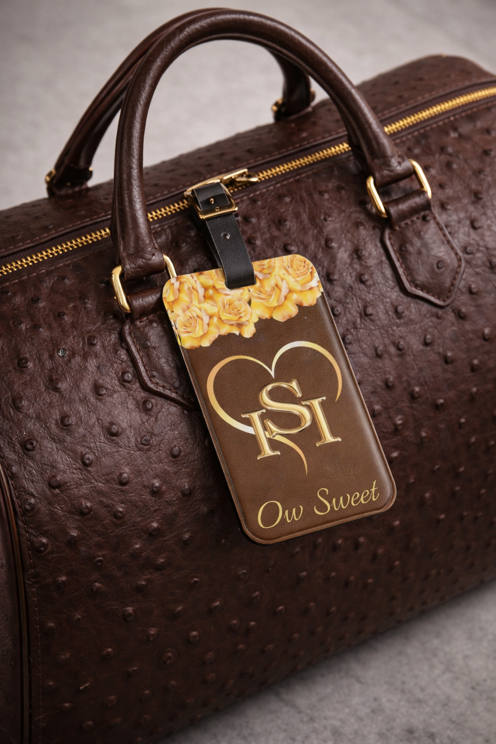 ISI Ow Sweet Luggage tag