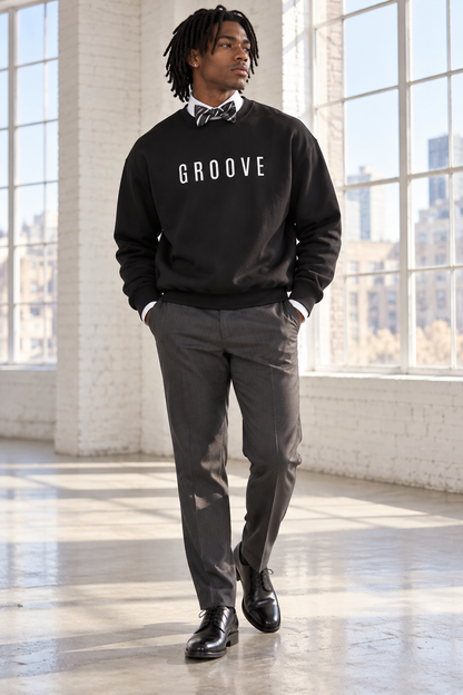 The GROOVE Embroidered Crewneck