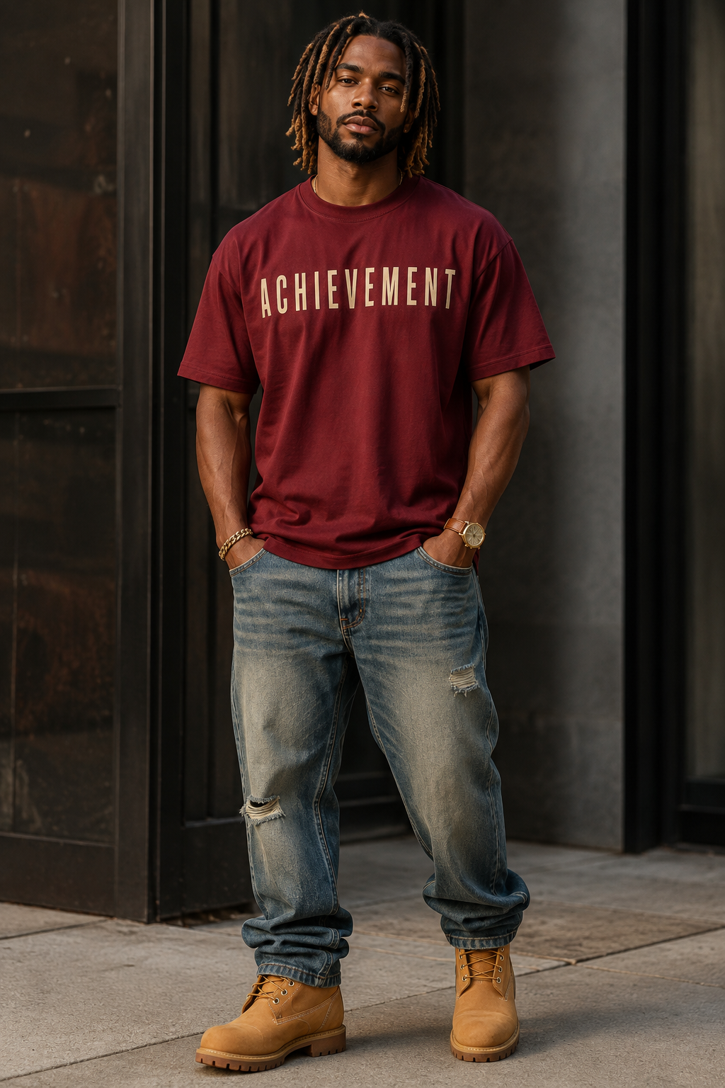ACHIEVEMENT Heavyweight Oversized Tee