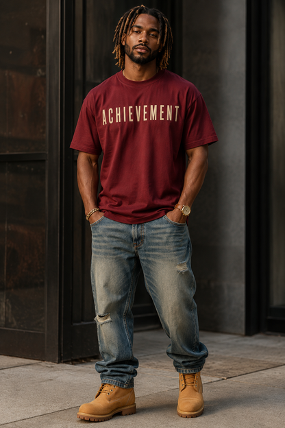 ACHIEVEMENT Heavyweight Oversized Tee