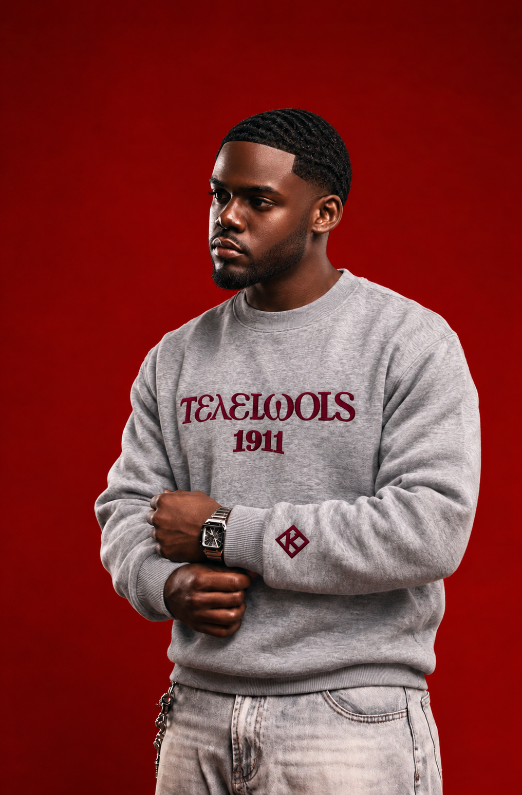 Since 1911...Premium Embroidered heavyweight crewneck