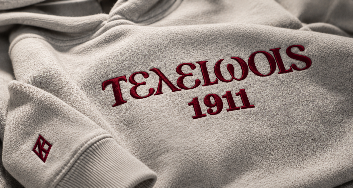 Since 1911...Premium Embroidered heavyweight crewneck