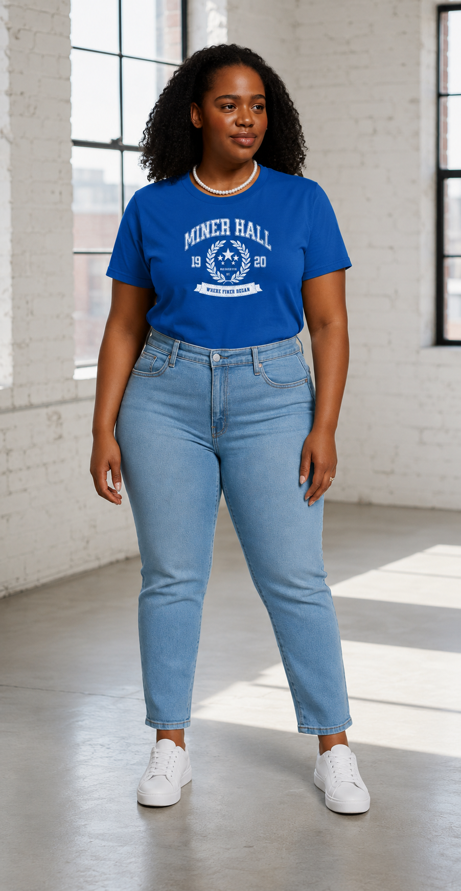 Miner Hall - 1920 - Where Finer Began Tee