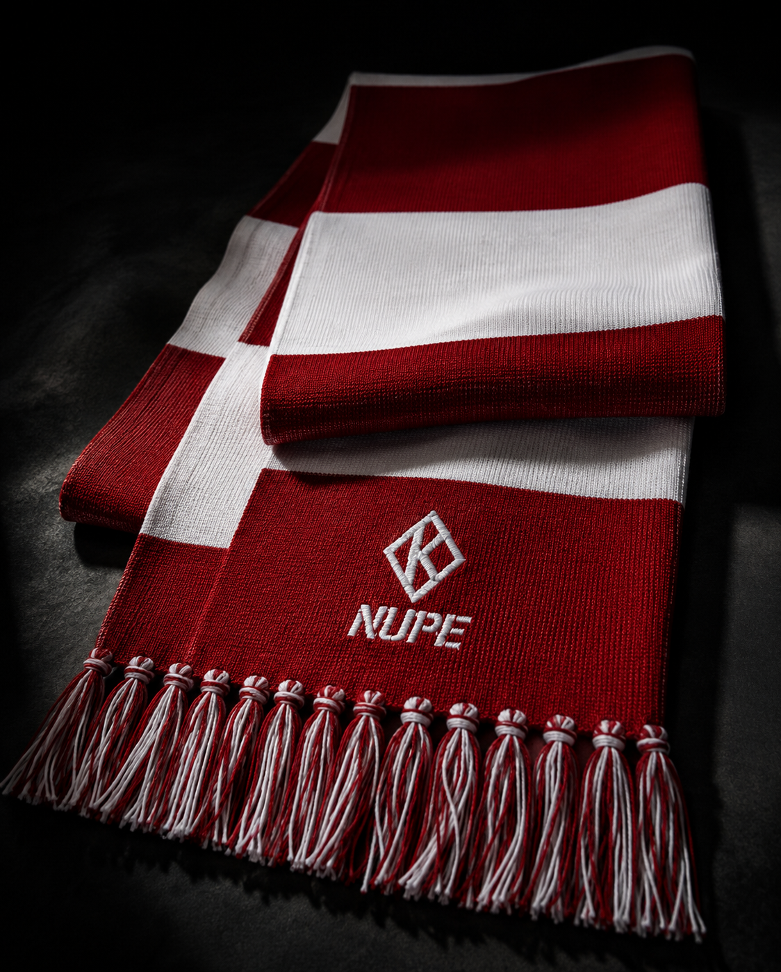 NUPE Diamond Embroidered Scarf