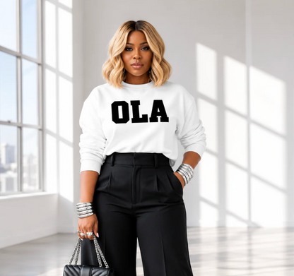 OLA  Premium Embroidered Sweatshirt