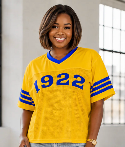 The Pretty Poodle 1922 Boxy football jersey