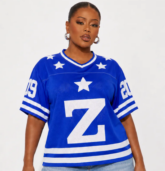 Z SO SWEET Boxy football jersey v.1920