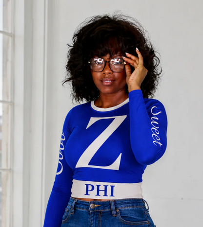 Big Z Long Sleeve Crop Top
