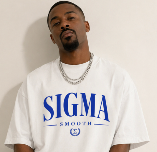 SIGMA. SMOOTH organic oversized high neck t-shirt