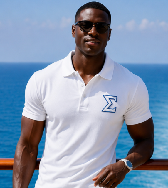 BIG SIGMA Premium pique polo shirt