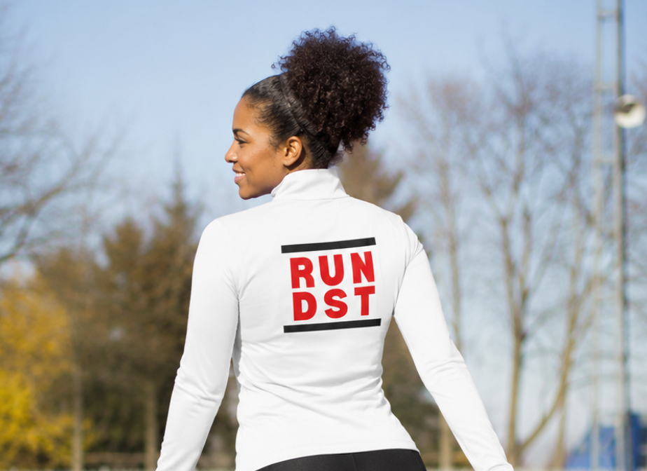 RUN DST Lightweight quarter-zip pullover