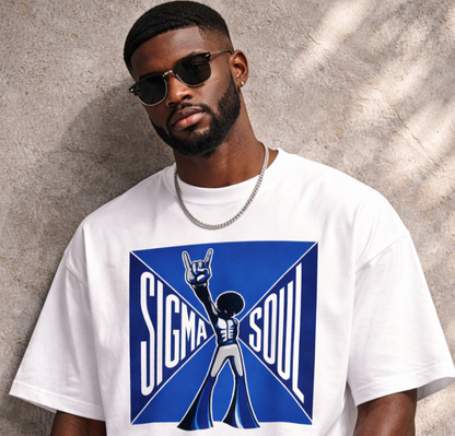 SIGMA SOUL oversized high neck t-shirt