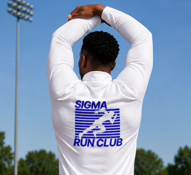 SIGMA RUN CLUB Lightweight quarter-zip pullover
