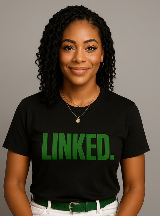 LINKED. - The Ultimate Emerald White or Black Tee