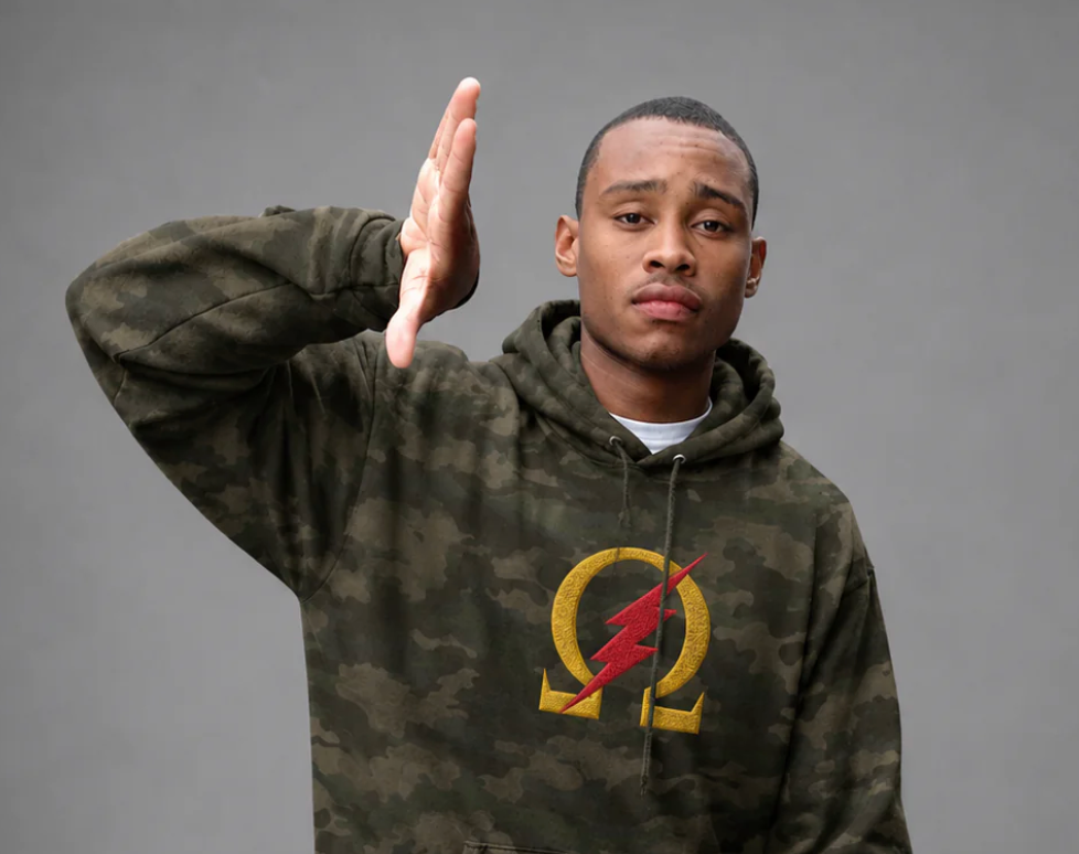 The Blood & THUNDER Heavyweight Embroidered Hooded Sweatshirt