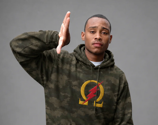 The Blood & THUNDER Heavyweight Embroidered Hooded Sweatshirt