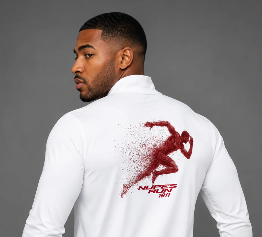 NUPES RUN Lightweight quarter-zip pullover