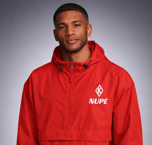 NUPE Embroidered Champion Packable Jacket