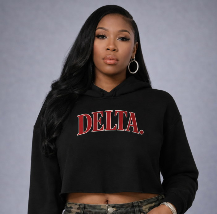 DELTA..Crop Hoodie - DIVA'S EDITION