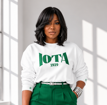 IOTA 1929 Premium Embroidered Sweatshirt