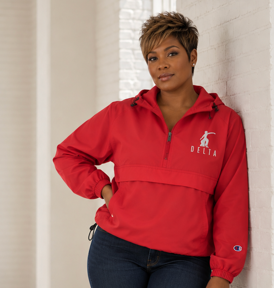 DELTA FORTITUDE Embroidered Champion Packable Jacket