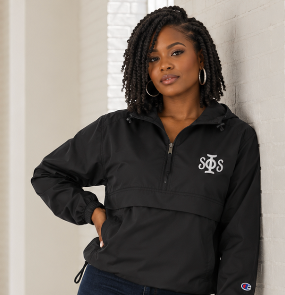 SPhiS Embroidered Champion Packable Jacket