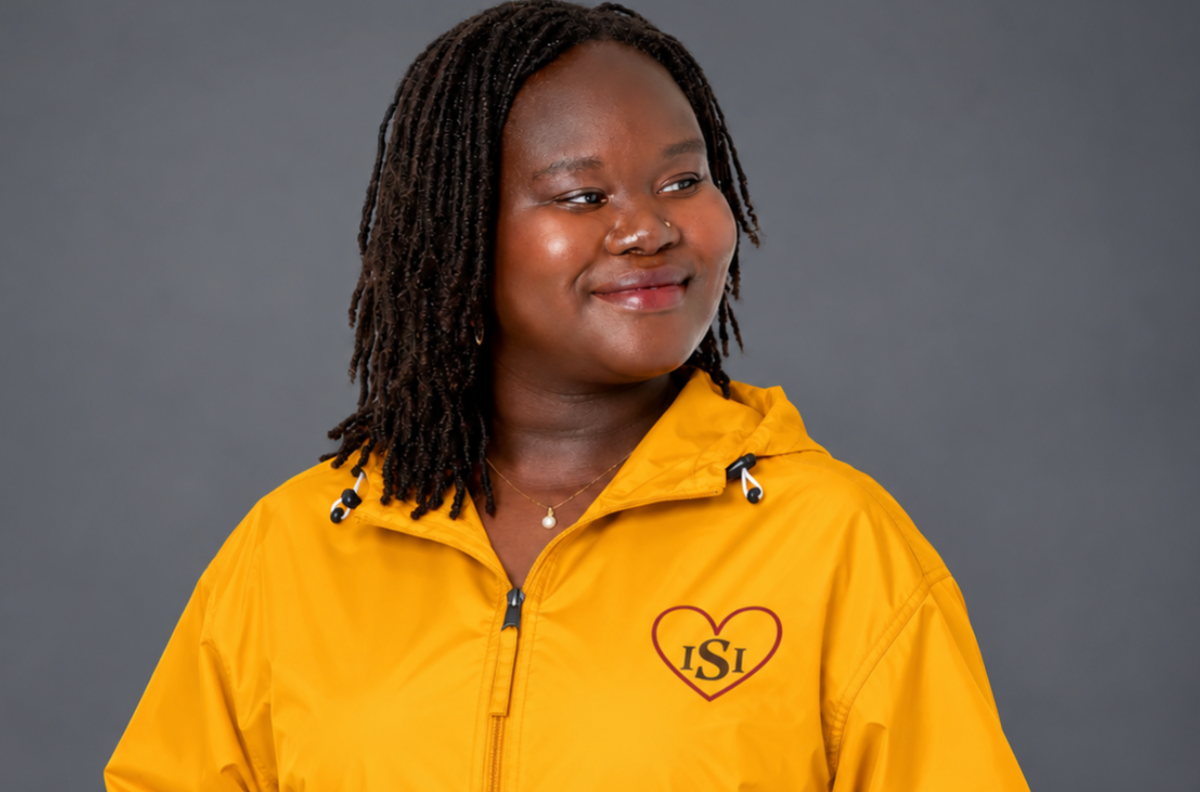 ISI Heart Embroidered Champion Packable Jacket