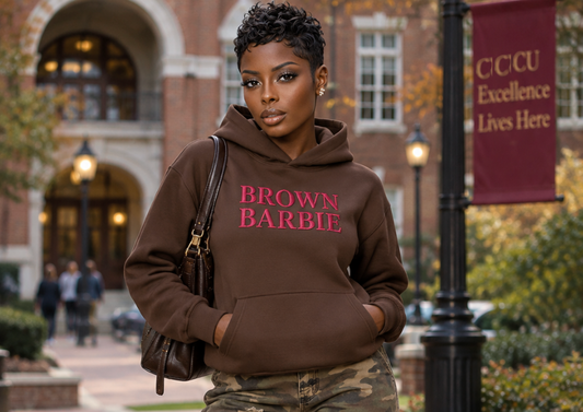 BROWN BARBIE Super Heavyweight Hoodie