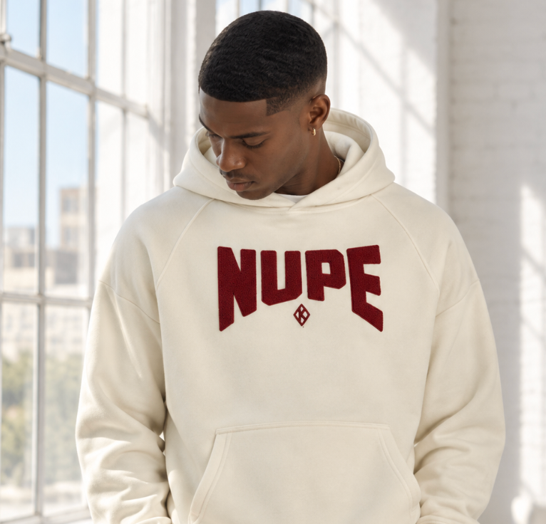 Nupe Heavyweight Embroidered Hoodie