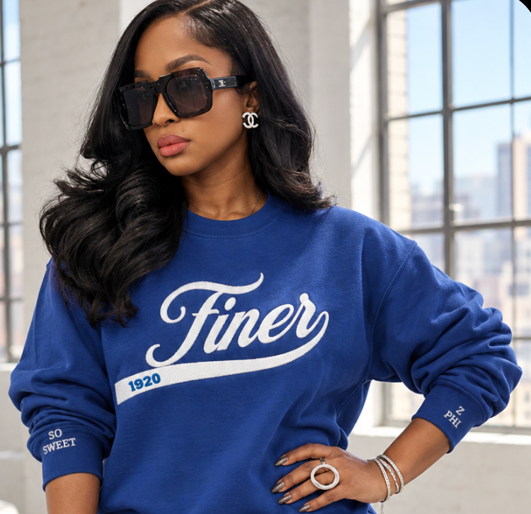 FINER 1920 | Premium Embroidered Crewneck