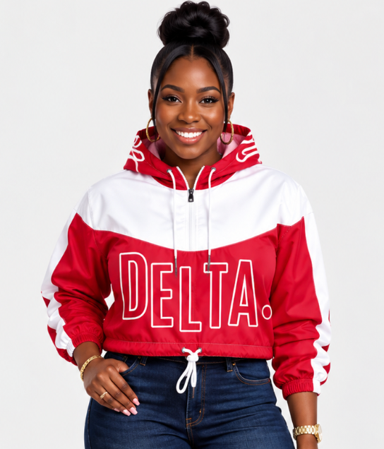 The FORTITUDE cropped windbreaker