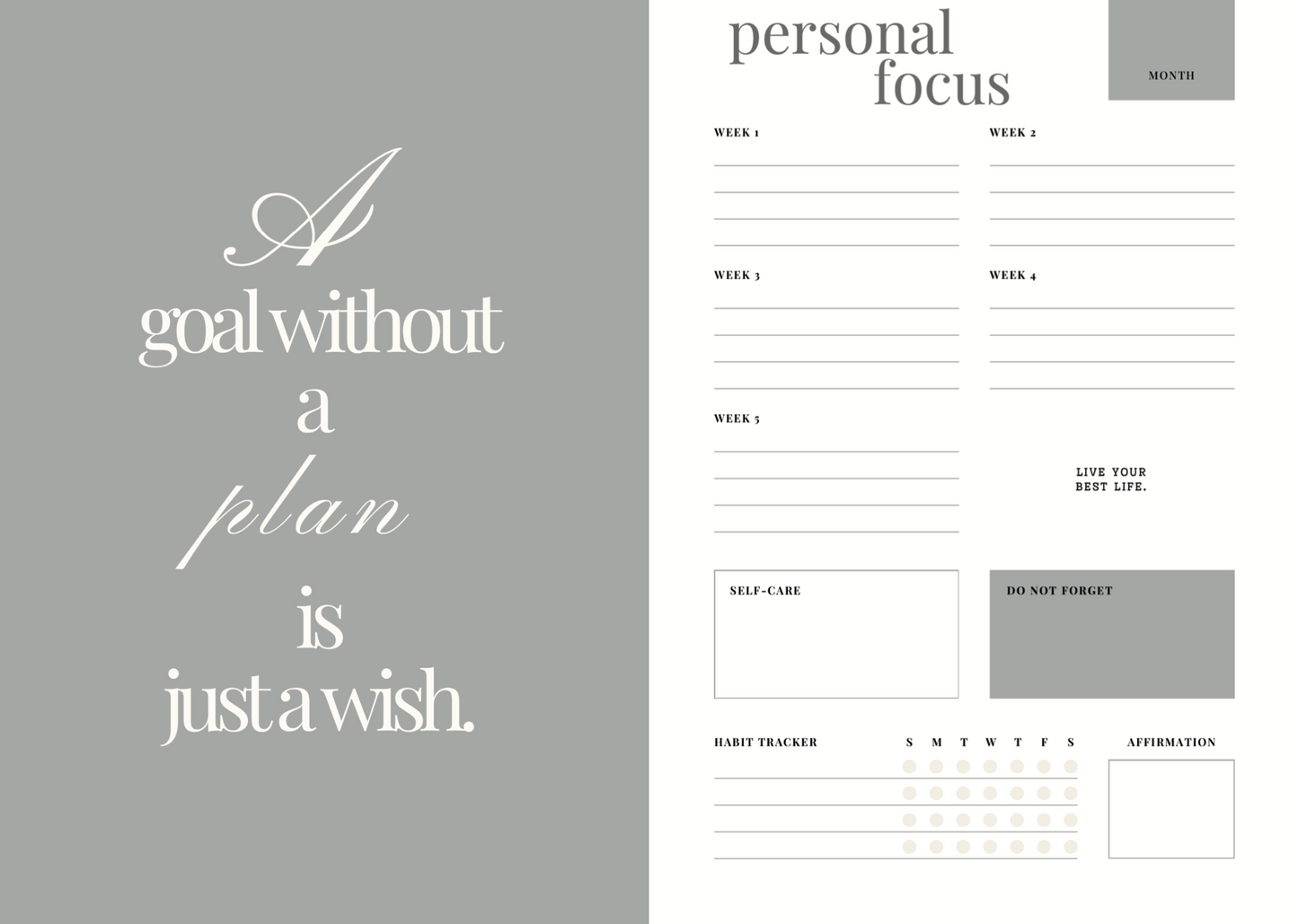 SWING! The L.A.D.Y.B.U.G. Planner A 13 Month Journal of Empowerment & Organization