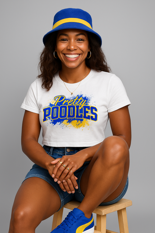 Pretty Poodle Crop Tee
